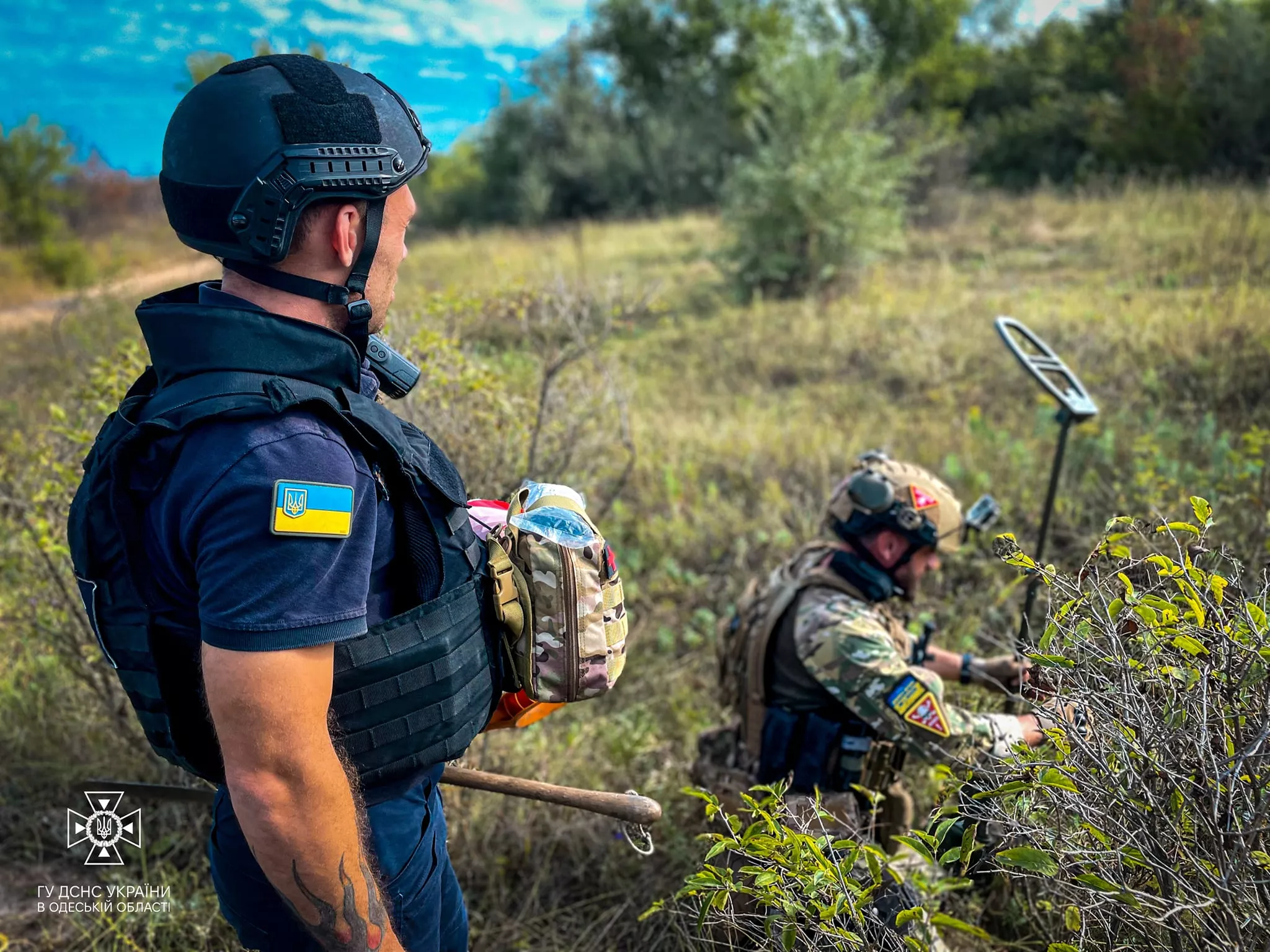 The rotation of of pyrotechnics from Odesa region who are demining Donetsk and Kherson regions
