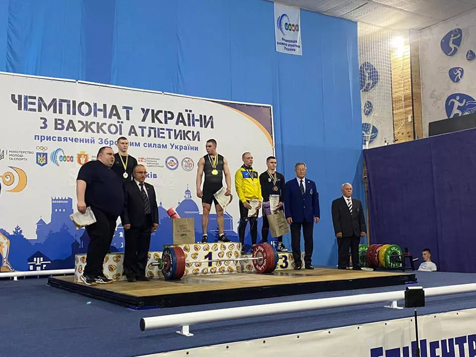 At the weightlifting championship, an athlete from Vinnytsia region set three Ukrainian records
