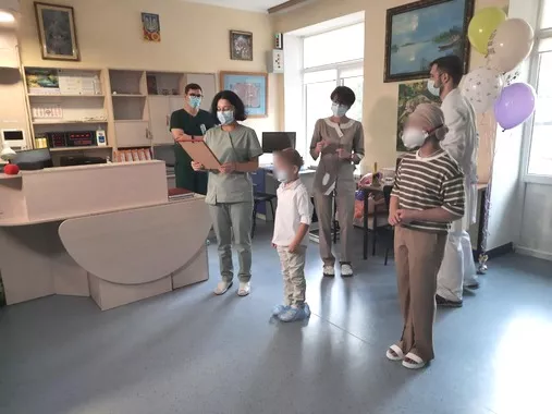 For the first time in Cherkasy, bone marrow was transplanted from one child to another