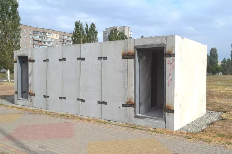 На Черкащині встановлюють модульні укриття