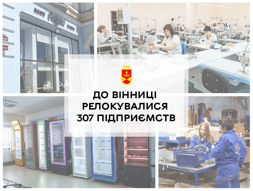 1500 new jobs in Vinnytsia were created by relocated businesses