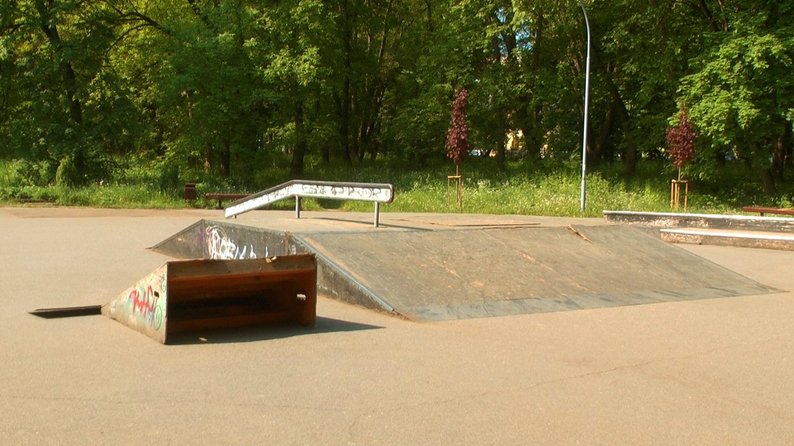 У Вінниці почали оновлювати скейтпарк, що в центральному парку