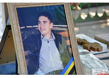 In Kropyvnytskyi, they said goodbye to football player Mykola Zhidkov, who died in the war