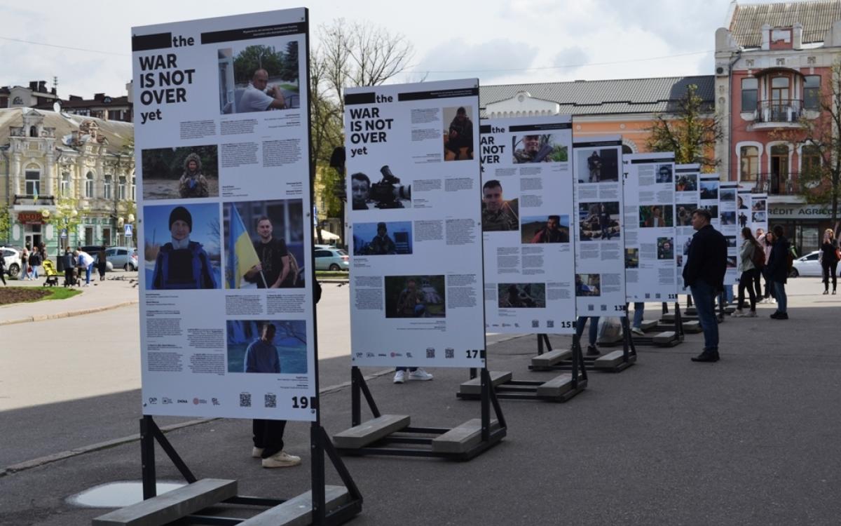 Poltava has three exhibition The War Is Not Over Yet, dedicated to fallen media workers