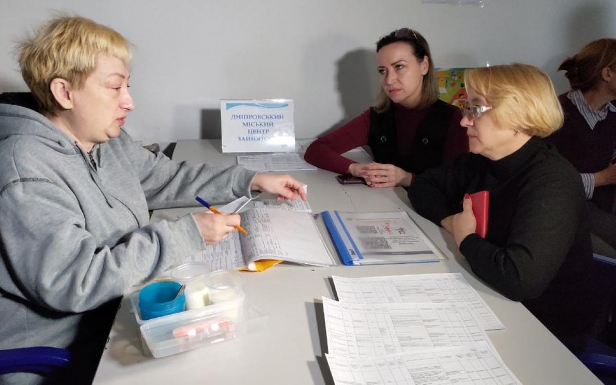 Since the beginning of the full-scale war, almost 3,000 displaced persons have found employment through the employment centers of Dnipropetrovsk Oblast