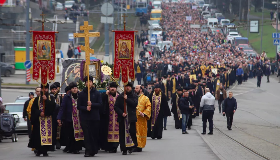 Religious processions and other mass events are banned in Vinnytsia region for three months