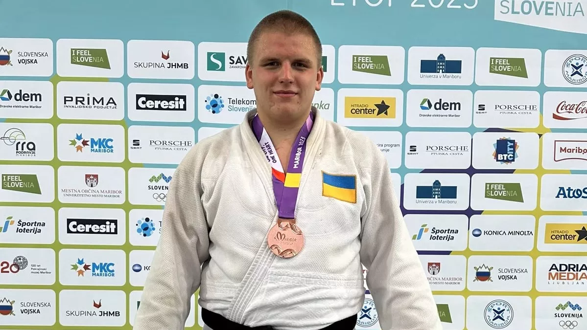 Judoka from Poltava region wins third place at European tournament