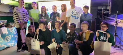 Телеведучий Олександр Педан провів “НеЛекції” про мінну безпеку та здоров’я для молоді Полтави